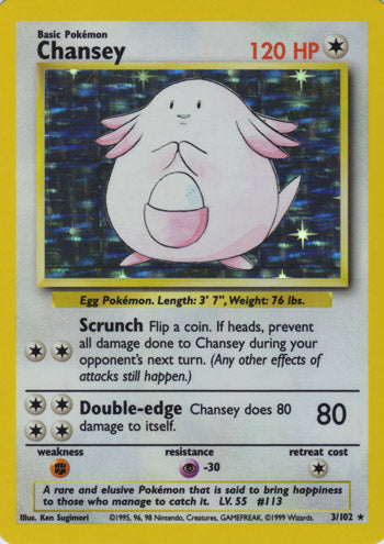 Chansey 3/102