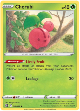 Cherubi 012/172 Reverse Holo