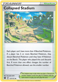 Collapsed Stadium 137/172 Reverse Holo-Kantocards