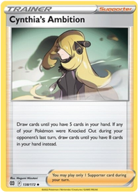 Cynthia's Ambition 138/172-Kantocards