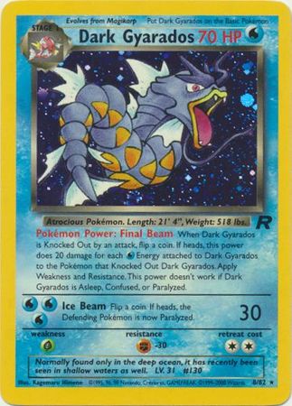 Dark Gyarados 8/82 - Holo