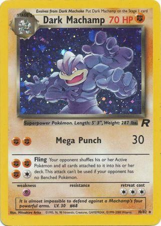 Dark Machamp 10/82 - Holo