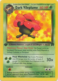 Dark Vileplume 30/82 - 1st Edition-Kantocards