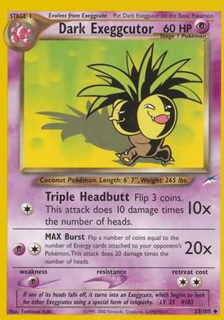 Dark Exeggcutor 33/105