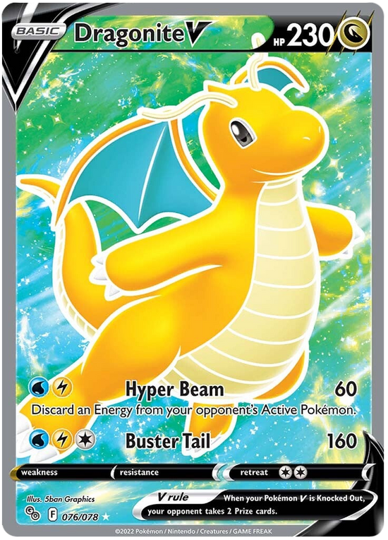 Dragonite V 076/078 - Español