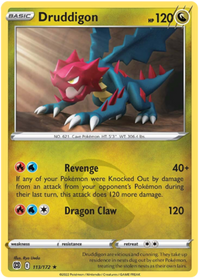 Druddigon 113/172 - Rare-Kantocards