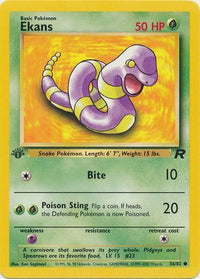 Ekans 56/82 - 1st Edition-Kantocards