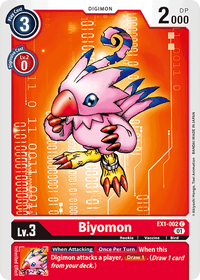Biyomon EX1-002-Kantocards