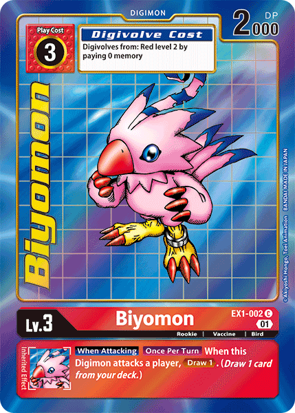 Biyomon EX1-002 Arte Alterno