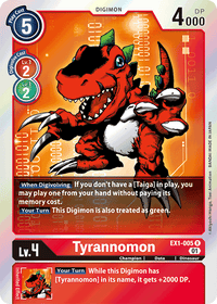 Tyrannomon EX1-005-Kantocards
