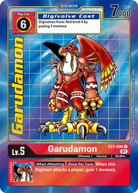 Garudamon EX1-006 Arte Alterno-Kantocards