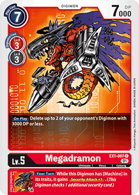 Megadramon EX1-007-Kantocards