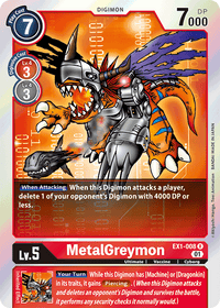 MetalGreymon EX1-008-Kantocards