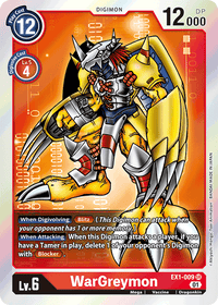 WarGreymon EX1-009-Kantocards