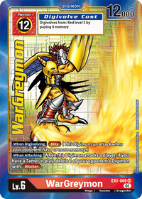 WarGreymon EX1-009 Arte Alterno-Kantocards