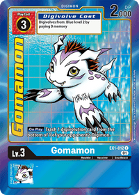 Gomamon EX1-012 Arte Alterno-Kantocards