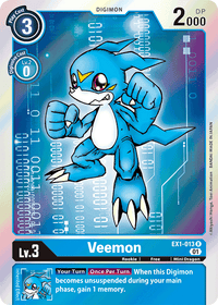 Veemon EX1-013-Kantocards