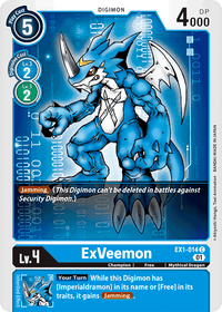 ExVeemon EX1-014-Kantocards