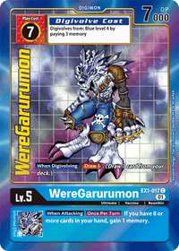 WereGarurumon EX1-017 Arte Alterno-Kantocards