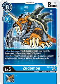 Zudomon EX1-018-Kantocards