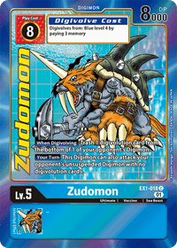 Zudomon EX1-018 Arte Alterno-Kantocards