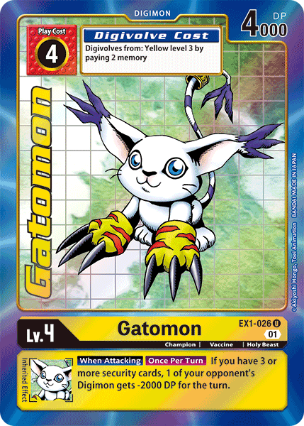 Gatomon EX1-026 Arte Alterno
