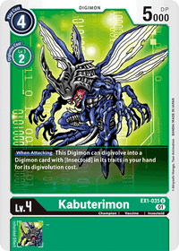 Kabuterimon EX1-035-Kantocards