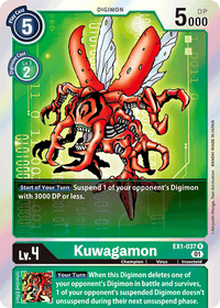 Kuwagamon EX1-037-Kantocards