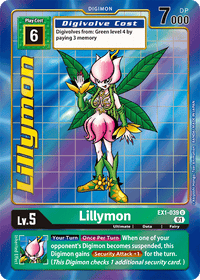 Lilymon EX1-039 Arte Alterno-Kantocards