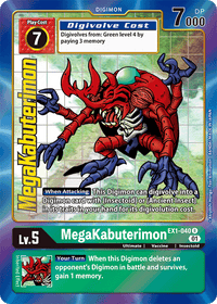 MegaKabuterimon EX1-040 Arte Alterno-Kantocards