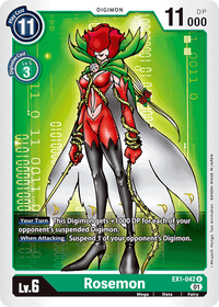 Rosemon EX1-042-Kantocards