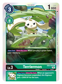 Terriermon EX2-025-Kantocards