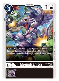 Monodramon EX2-030-Kantocards