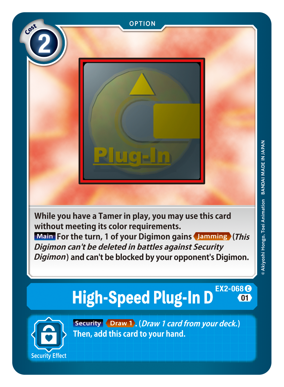 High-Speed Plug-In D EX2-068