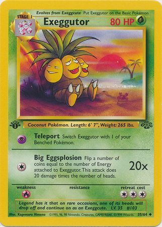 Exeggutor  35/64 - 1st Edition