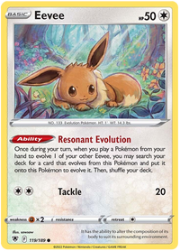 Eevee 119/189-Kantocards