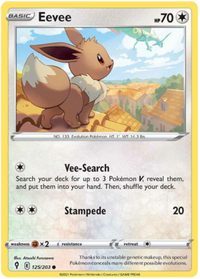 Eevee 125/203-Kantocards