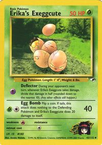 Erika's Exeggcute 43/132-Kantocards