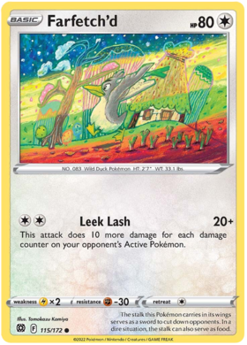 Farfetch'd 115/172 Reverse Holo