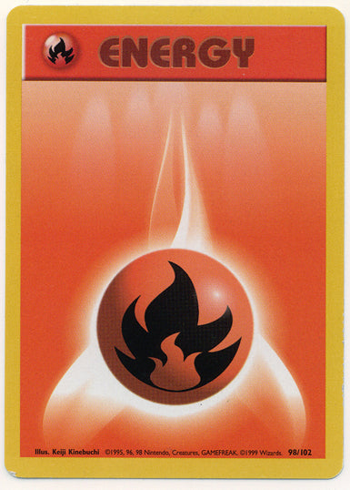 Fire Energy 98/102  (BASE SET 1999)