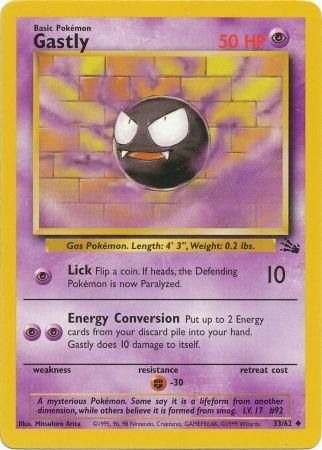 Gastly 33/62