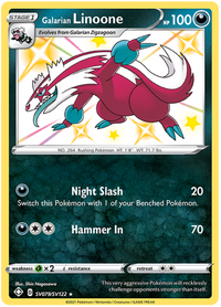 Galarian Linoone SV079/SV122-Kantocards