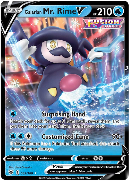 Galarian Mr. Rime V 049/189 (Español)