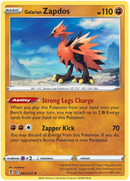 Galarian Zapdos 082/203 - Holo-Kantocards