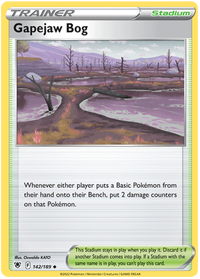 Gapejaw Bog 142/189-Kantocards