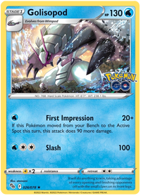 Golisopod 026/078 Holo-Kantocards