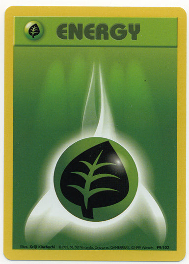 Grass Energy 99/102  (BASE SET 1999)