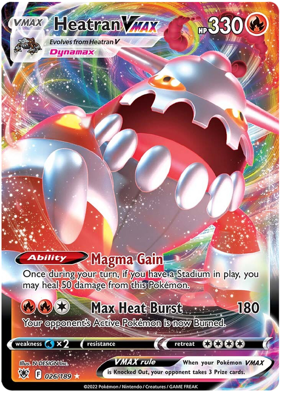 Heatran VMAX 026/189