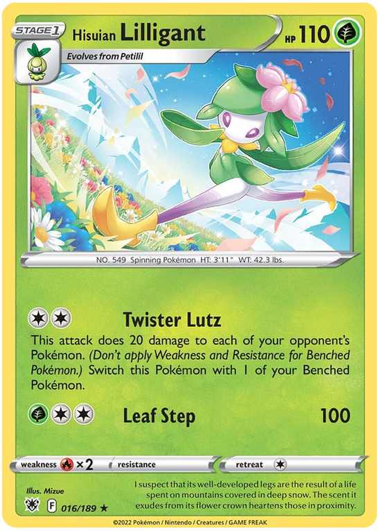 Hisuian Lilligant 016/189 - Holo
