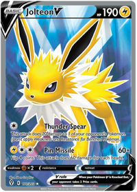 Jolteon V 177/203-Kantocards